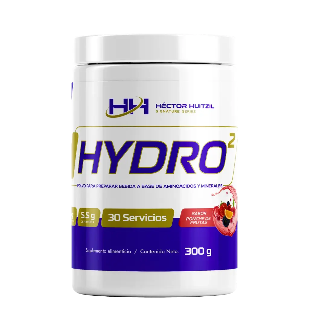 Hydro 2 | Electrolitos a base de aminoácidos, minerales y creatina | 300 g 30 servicios