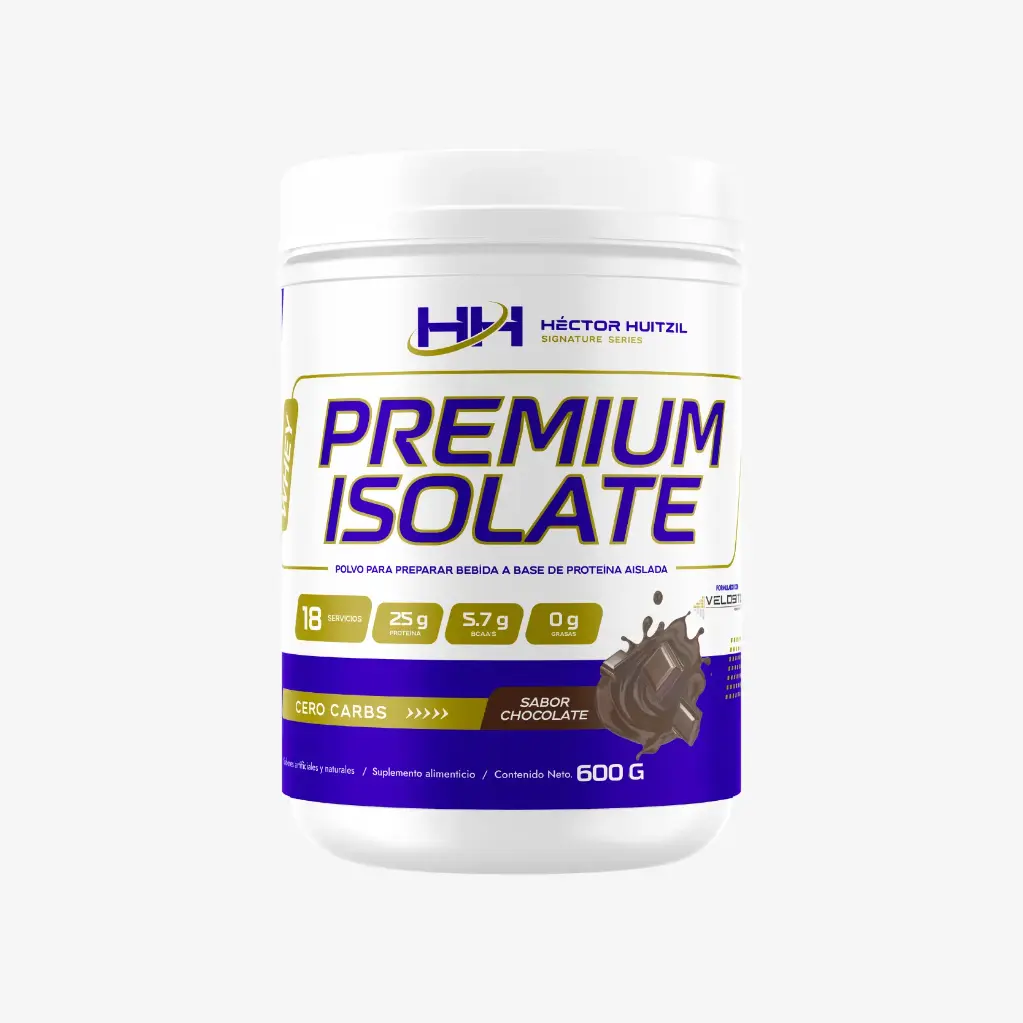 Premium Isolate | Proteína aislada sin carbohidratos on Velositol™ | 600 g 18 servicios