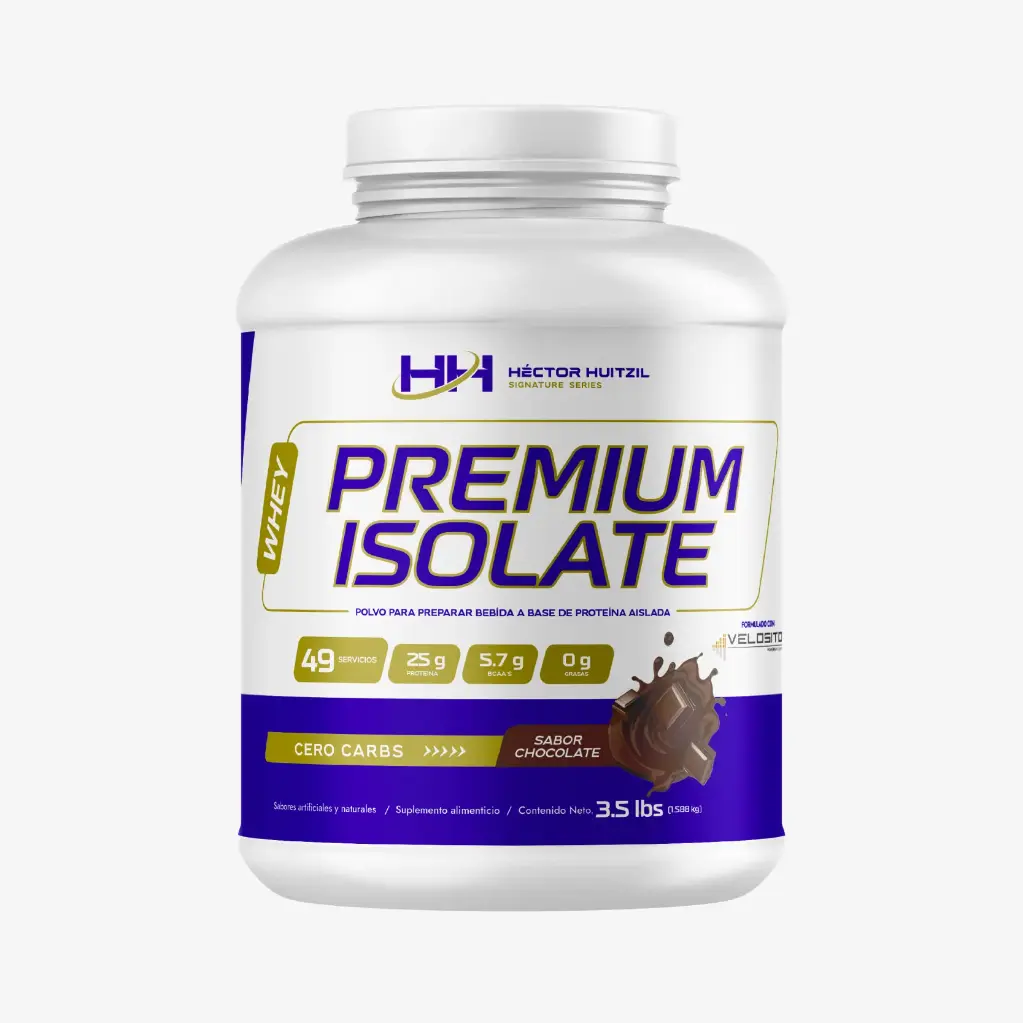 Premium Isolate | Proteína aislada sin carbohidratos on Velositol™ | 3.5 LB 49 servicios