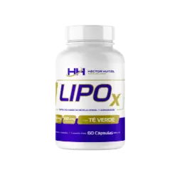 Lipo X | A base de mezcla herbal y aminoácidos | Con Té Verde | 60 cápsulas 60 servicios