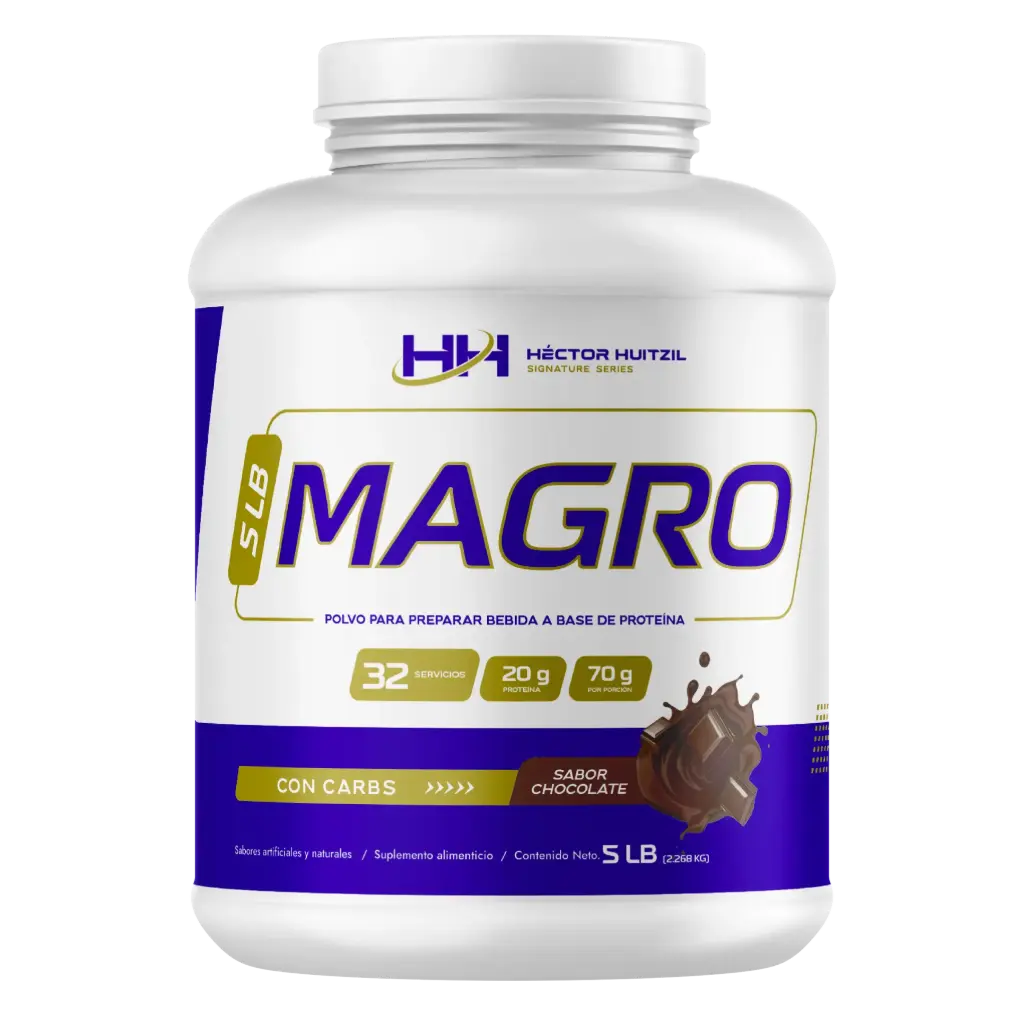 Magro | Proteína de suero de leche concentrado | 5 LB  32 servicios