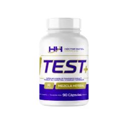 Test+ | A base de maca negra, fenogreco, tribulus y + | 90 cápsulas 30 servicios